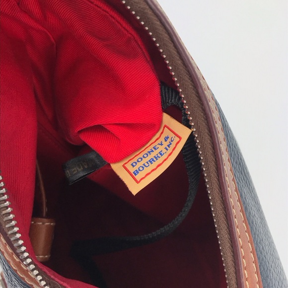 DOONEY & BOURKE Vintage Blue Pebble Leather Hobo Hand Shoulder Bag - Picture 11 of 14